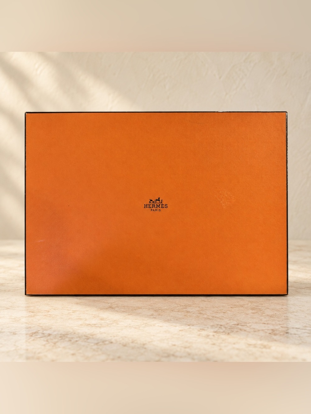 🧡 Hermès Paris Orange EMPTY GIFT BOX 13” x 9” Luxury Storage